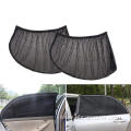 Rear side window anti uv black sun visor